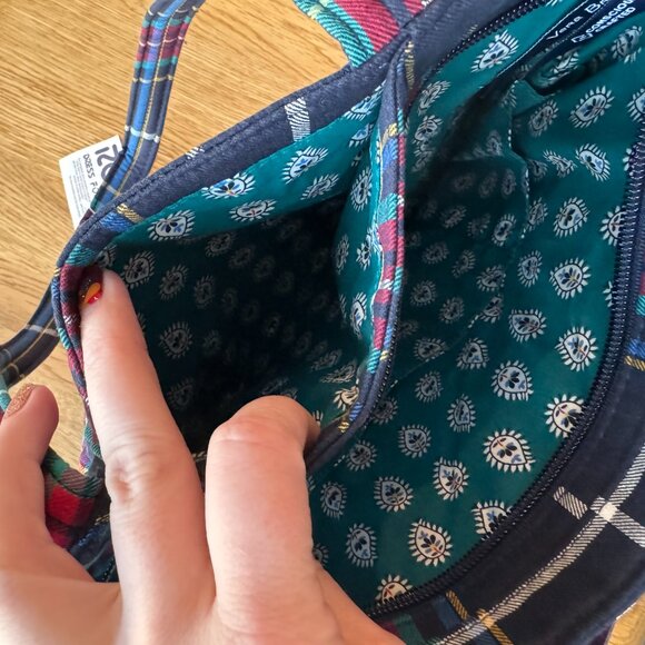 Vera Bradley Holiday Scottie Dog Small Vera Tote NWT - Picture 7 of 10